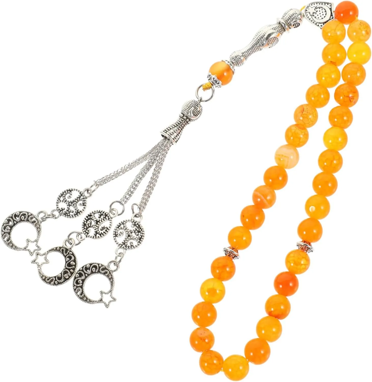 1 String 33 Beads Bracelet Prayer Bead Bracelet Religious Bracelet Muslim Bracelet Handheld Prayer Beads/1042