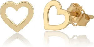 14k Gold Small Stud Earrings for Women with Push Backs in Various Styles by MAX   STONE