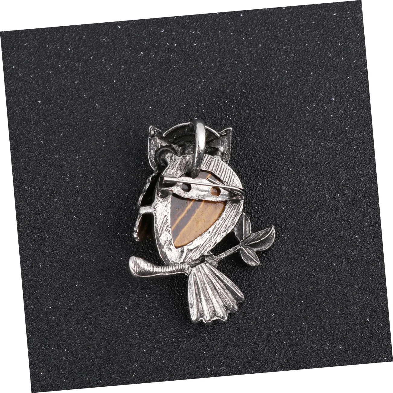 1pc Coat Brooch Pin Rhinestone Hat Collar Lapel Rhinestone Brooch Pin Owl Brooch Trendy Accessories