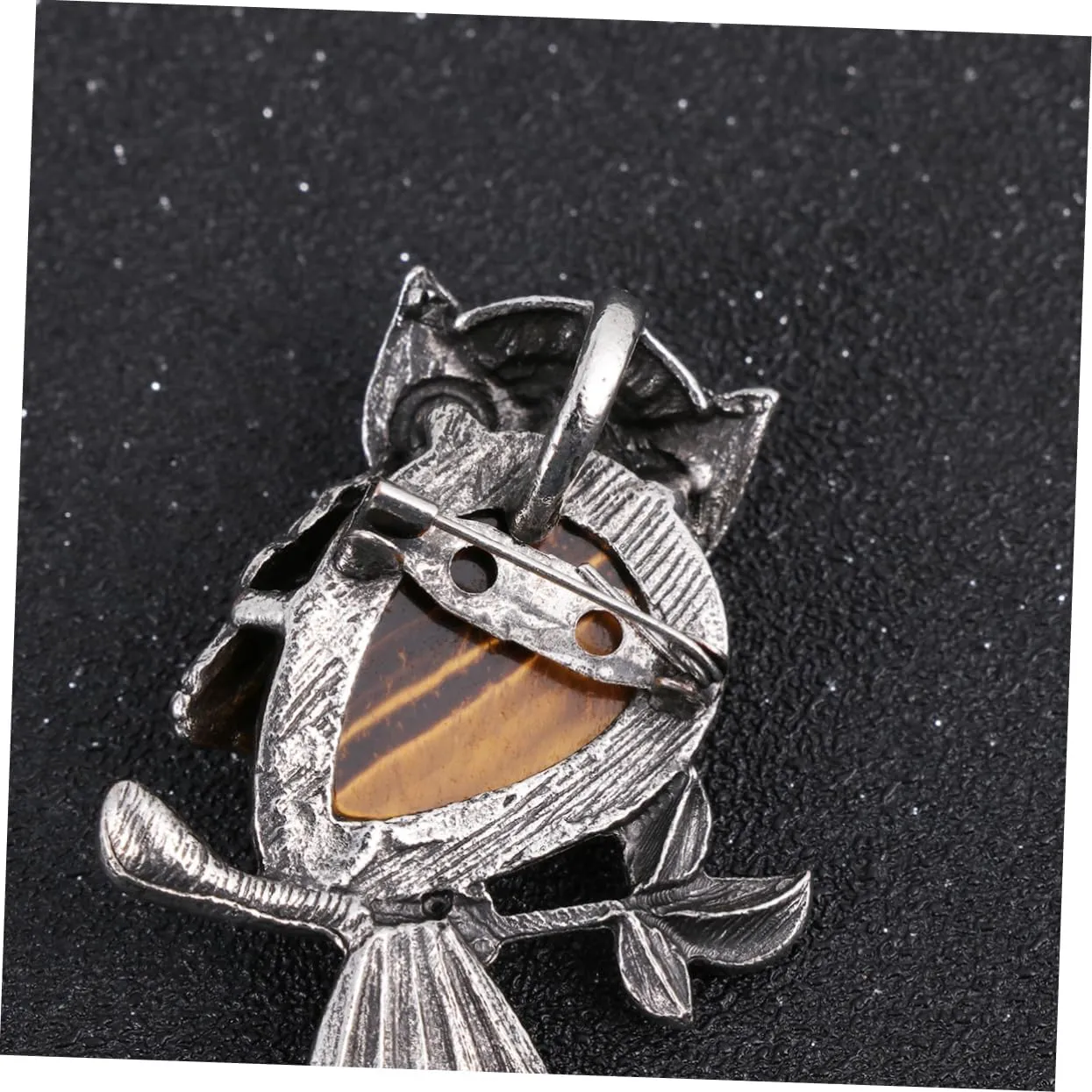 1pc Coat Brooch Pin Rhinestone Hat Collar Lapel Rhinestone Brooch Pin Owl Brooch Trendy Accessories
