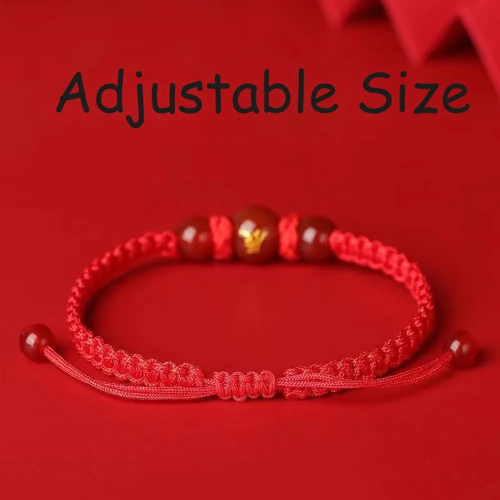 2025 New Year of Snake Bracelets for Women Men, Chinese Zodiac Animal Good Luck Braided Bracelet Red String Lucky Snake Charm Bracelet Adjustable Jewelry Gift