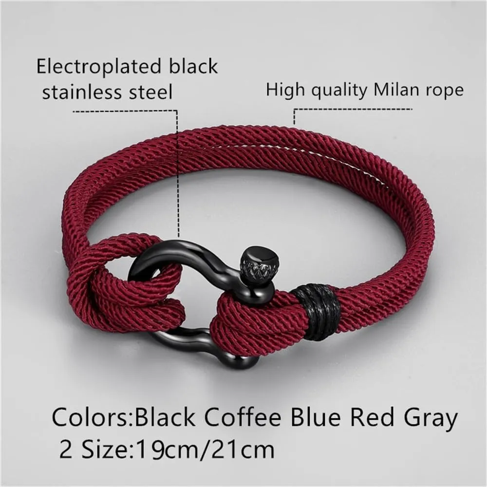 2pc Blue Friendship Bracelet Lucky Amulet Knot Bracelet Men Women Braided Bracelets Gifts Wrist Adjustable Chain Woven Thread String for Friend and Couple(Pink,21cm-2pcs)