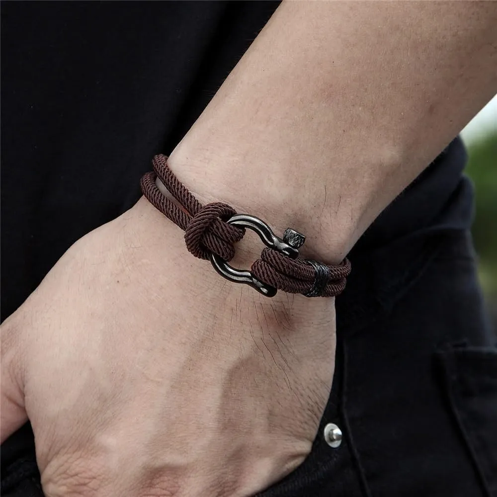 2pc Blue Friendship Bracelet Lucky Amulet Knot Bracelet Men Women Braided Bracelets Gifts Wrist Adjustable Chain Woven Thread String for Friend and Couple(Pink,21cm-2pcs)