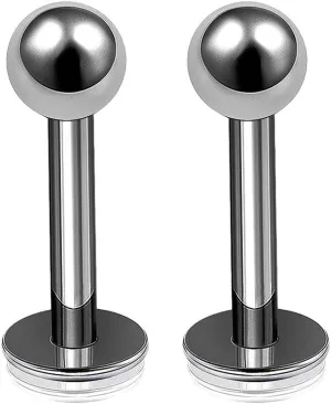 2pcs 16g Titanium Labret Studs Conch Piercing Lip Snake Bites Spider Ball Monroe Tragus Cartilage Helix B2ACX Pick Size