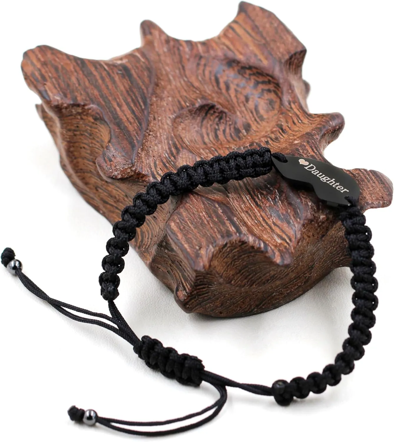 3 Pcs Puzzle Heart Piece Bracelet SetHandmade Braided Black String Wrist Matching Puzzle Bracelets Adjustable Rope Friendship Gifts Jewelry for Best Friends Sisters