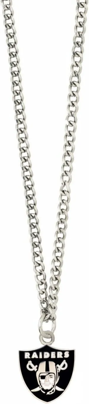 Aminco NFL Las Vegas Raiders Team Logo Pendant Necklace (NFL-PD-080-08)