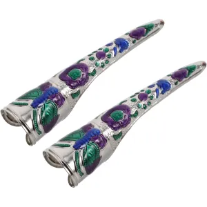 Ancient Finger Nail Tips Rings8cm Iron Vintage Pattarn, Women Girl Age 20-49 Indoor & Outdoor Costume - Halloween Carnival Cosplay Drama Dance Show 2PCS)
