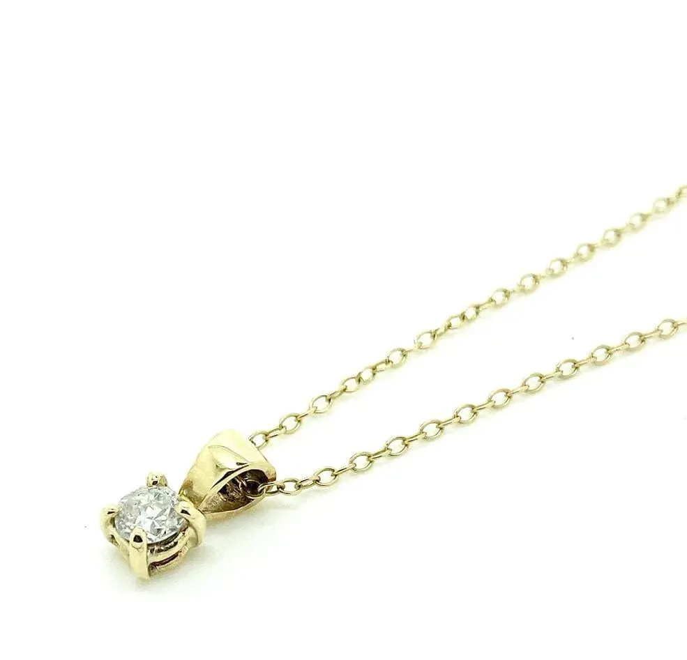 Antique Victorian 9ct Gold Diamond Necklace