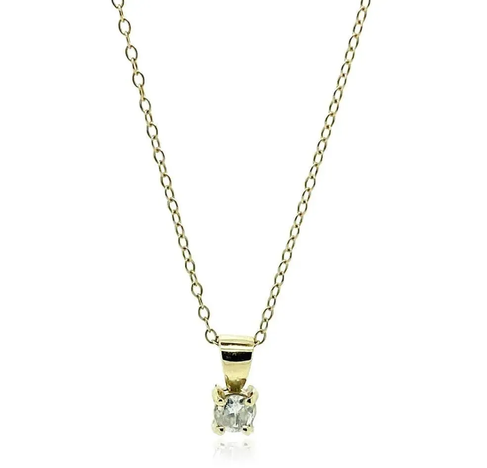 Antique Victorian 9ct Gold Diamond Necklace