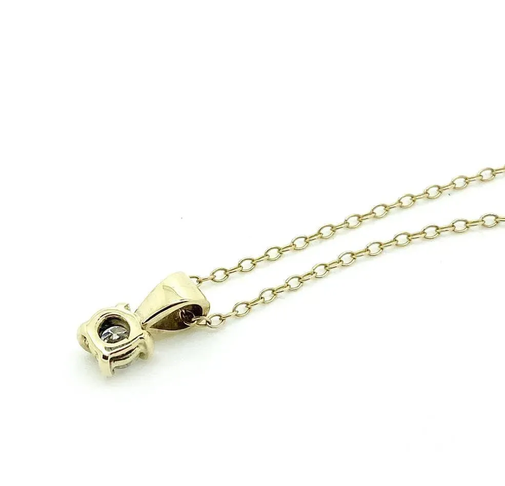 Antique Victorian 9ct Gold Diamond Necklace