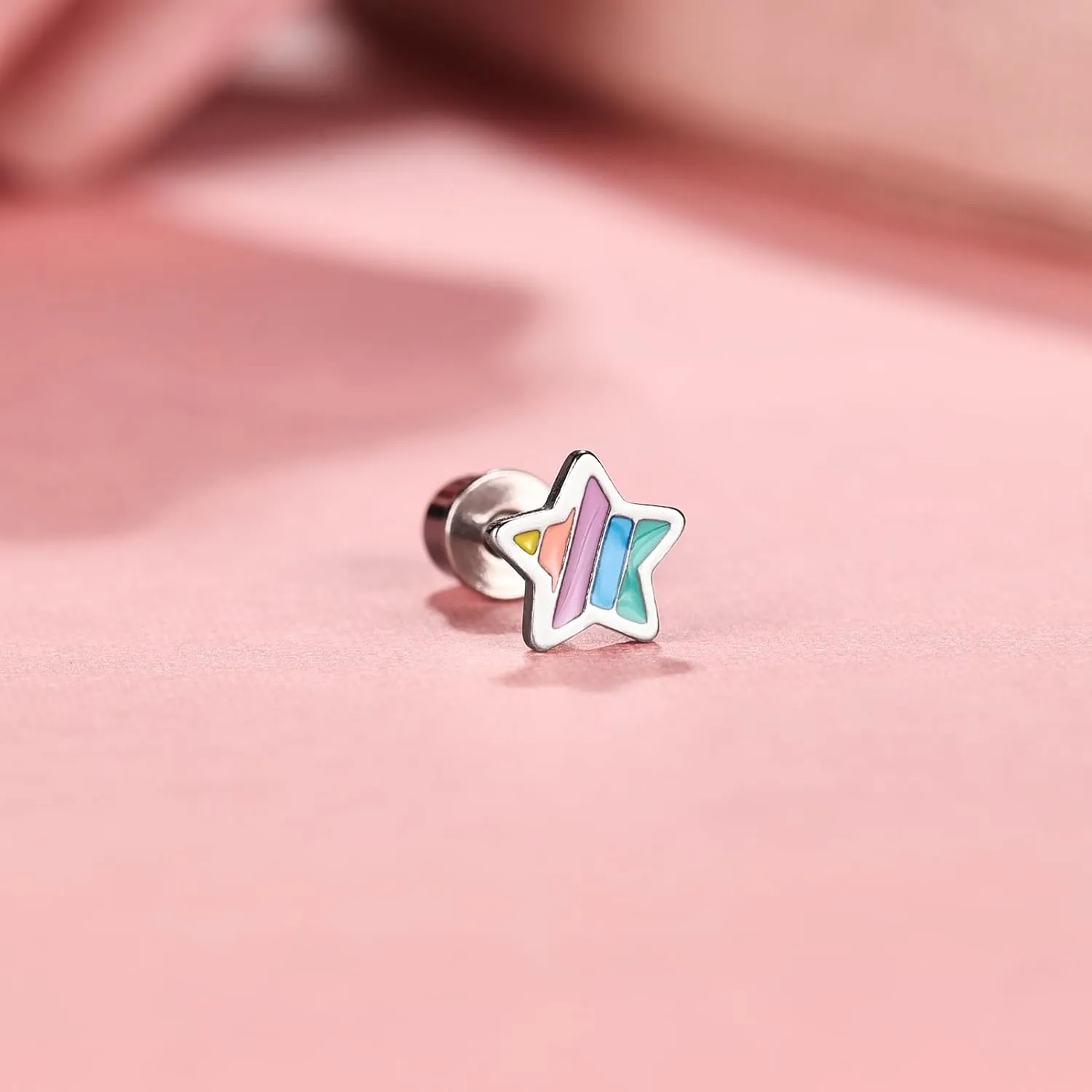 AOEDEJ 2 Pairs Stainless Steel Earrings for Women Cute Hypoallergenic Earring Studs Hypoallergenic Birthday Gift for Women