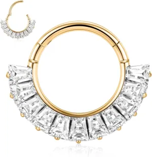 AROWRO Septum Jewelry 16G 316L Surgical Steel Septum Ring Nose Rings Hoops for Men Women Septum Piercing Jewelry Daith Earring Cartilage Tragus Rook Ear Lobe Piercing Jewerly