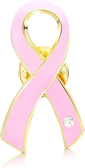 AWARENESS RIBBON Lapel Pin Rhinestone