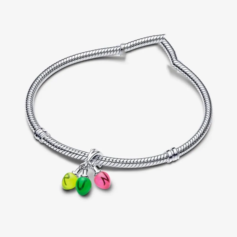 Bellelora Classic Cartoon Character Charm Sterling Silver Christmas Bead Gift for Women European Bracelet Necklace