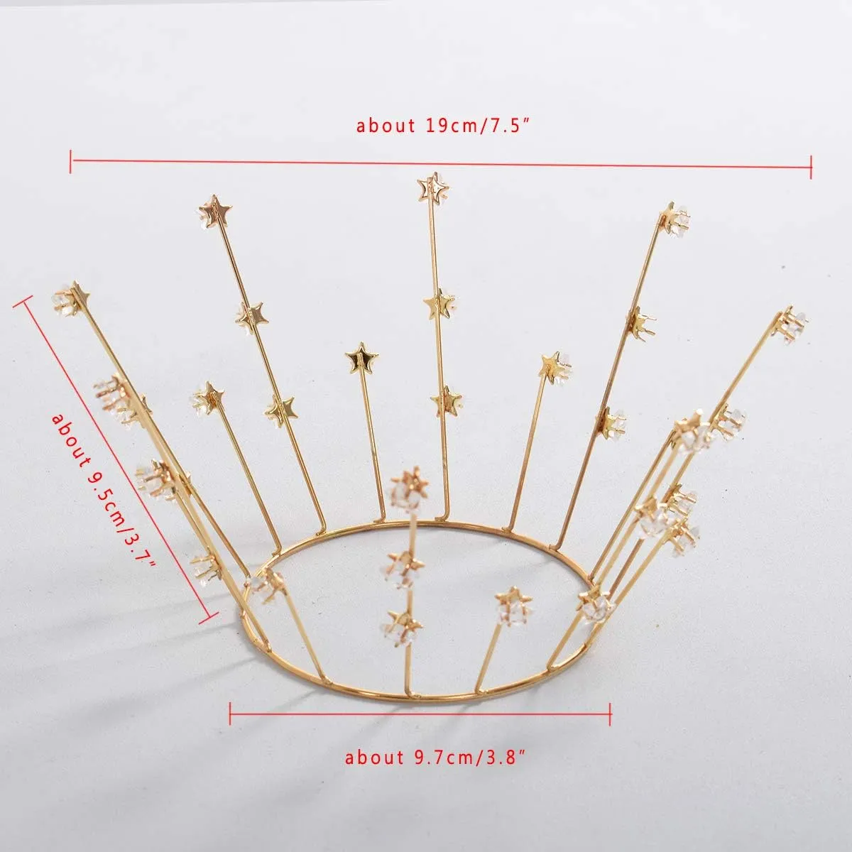 BLESSUME Halo Crown Mary Goddess Headband Women's Halloween Costume Goddess Headpiece