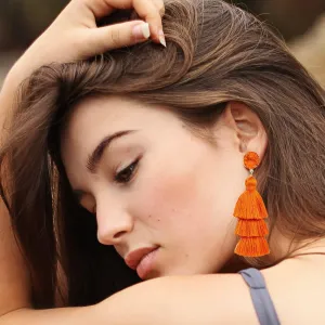Boho Earrings for Women Bohemian Long Tassel Fringe Earrings Hand Made Vintage Boho Gypsy Style Ethnic Jewelry
