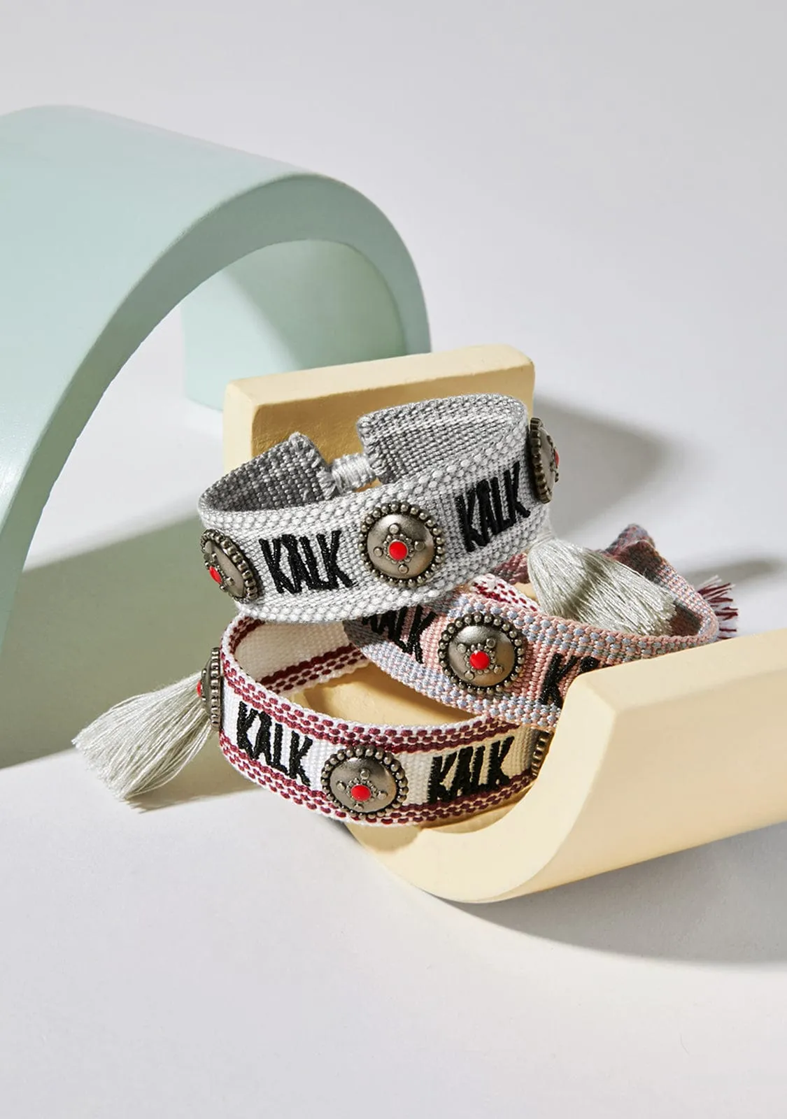 Bracelet Boho By Kalk Pink