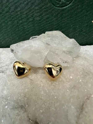 Bulb Heart Studs