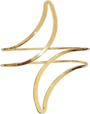 Caiyao Boho Upper Arm Bracelet Cuff Bangle Gold Silver Sun Moon Crescent Cuff Bracelets Mental Open Upper Arm Bangle Bracelet Adjustable Armband Jewelry for Women