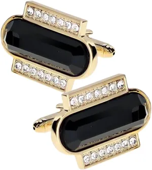 Capsule Color Stone Cuff Links