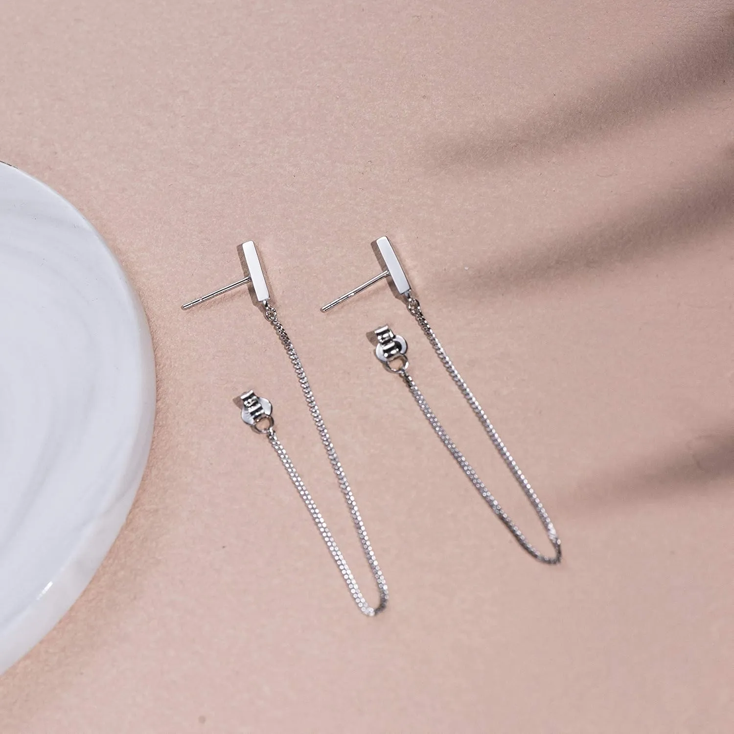 Chain Earrings for Women Dangle Earrings For Women Gold Plated Earrings for Women Sterling Silver Gold Stud Earrings for Women