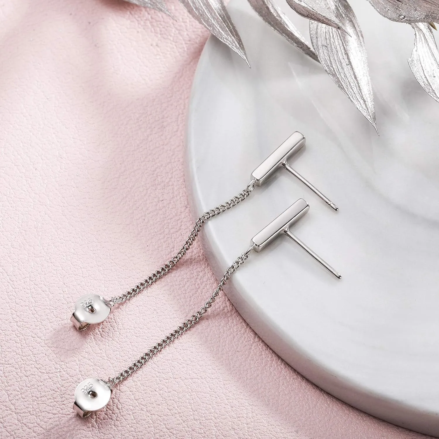 Chain Earrings for Women Dangle Earrings For Women Gold Plated Earrings for Women Sterling Silver Gold Stud Earrings for Women