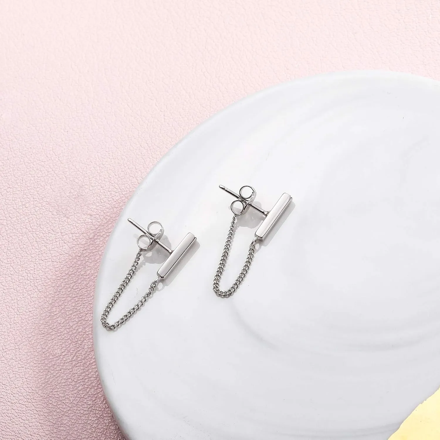 Chain Earrings for Women Dangle Earrings For Women Gold Plated Earrings for Women Sterling Silver Gold Stud Earrings for Women
