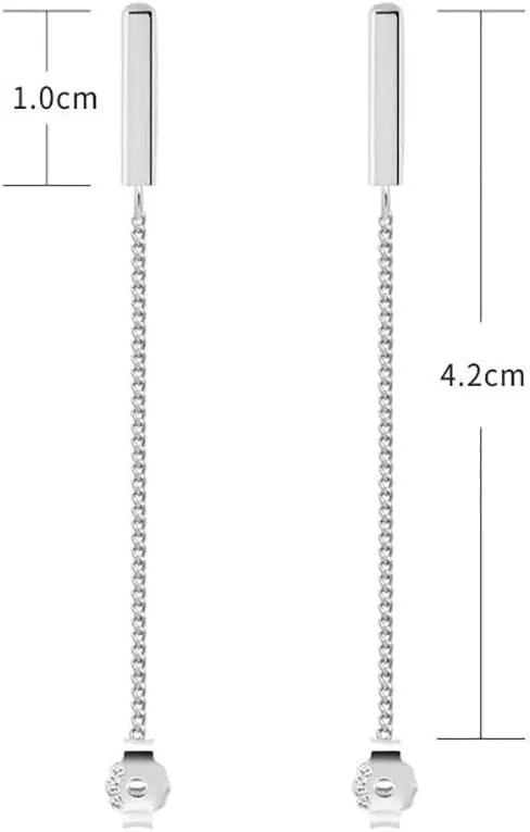 Chain Earrings for Women Dangle Earrings For Women Gold Plated Earrings for Women Sterling Silver Gold Stud Earrings for Women
