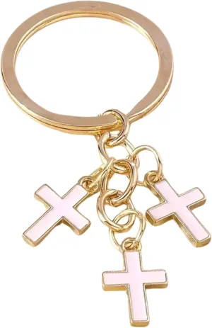 Christian Cross Keychain Inspirational Keychains Motivational Key Chains Bible Verse Keychain Jesus