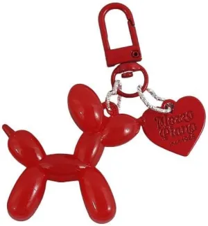 COLORFUL BLING Jelly Balloon Dog Keychain Accessories Backpack Pendant for Women