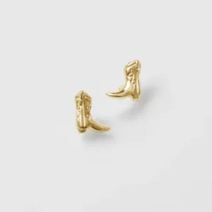 Cowboy Stud Earrings (Gold)