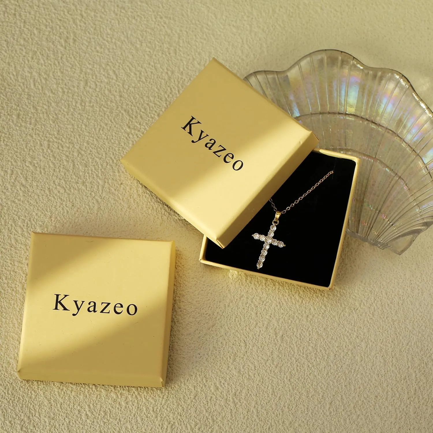 Cross Necklace for Women 18K Gold Plated CZ Diamond Cross Necklace Tiny Sideways Cross Choker Necklace Cute Cross Pendant Necklace Trendy Faith Jewelry