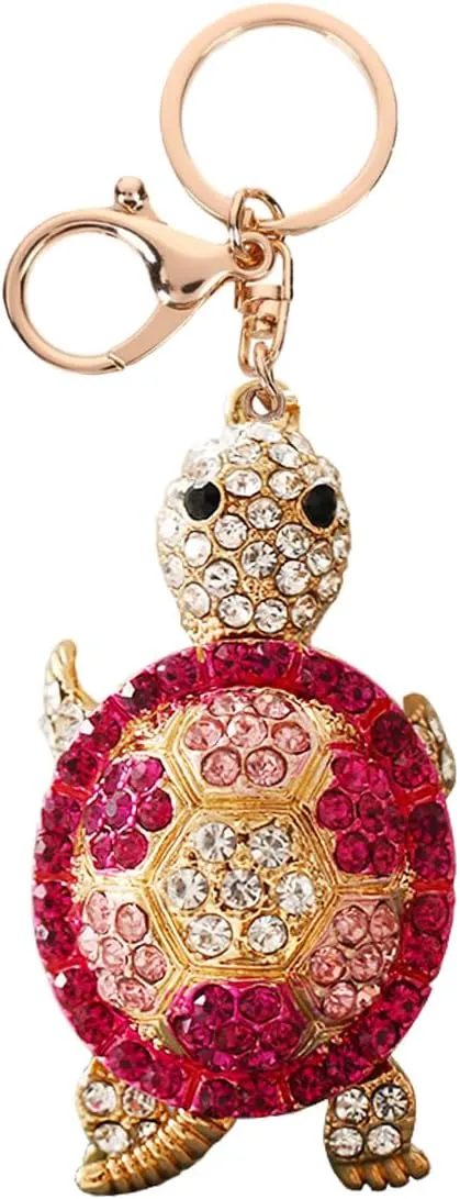 Crystal Rhinestone Koala/Peacock/Butterfly/Owl Keychain, Cute Animal Key Chains for Girls Backpack, Car Keys, Purse