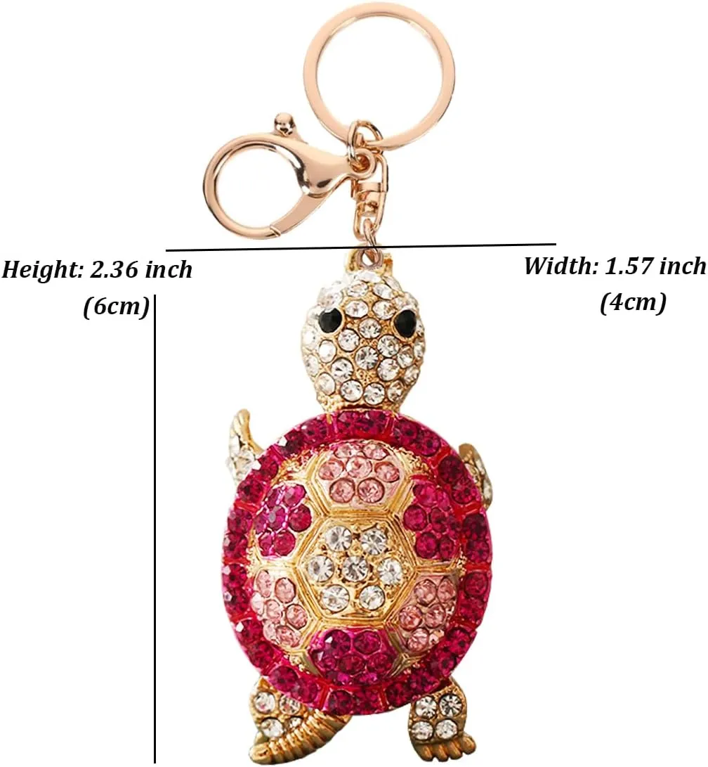 Crystal Rhinestone Koala/Peacock/Butterfly/Owl Keychain, Cute Animal Key Chains for Girls Backpack, Car Keys, Purse