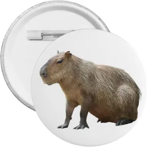 Cute-Capybara-Rodents-Animal Funny Gifts Pin Women Girls Pin Brooches Funny and Cute Pins for Clothes - Medium