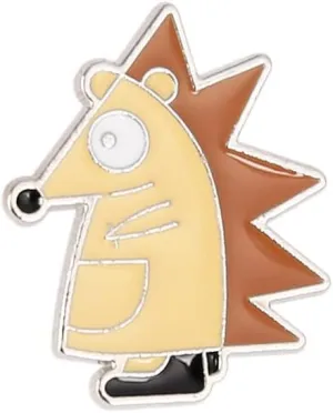 Cute Hedgehog Cartoon Lapel Brooch Pin for Women Teen Girls Animal Enamel Pins Jackets Shirt Backpacks Hat Badge Dcor Brooches Pins Fashion Jewelry Birthday Gifts