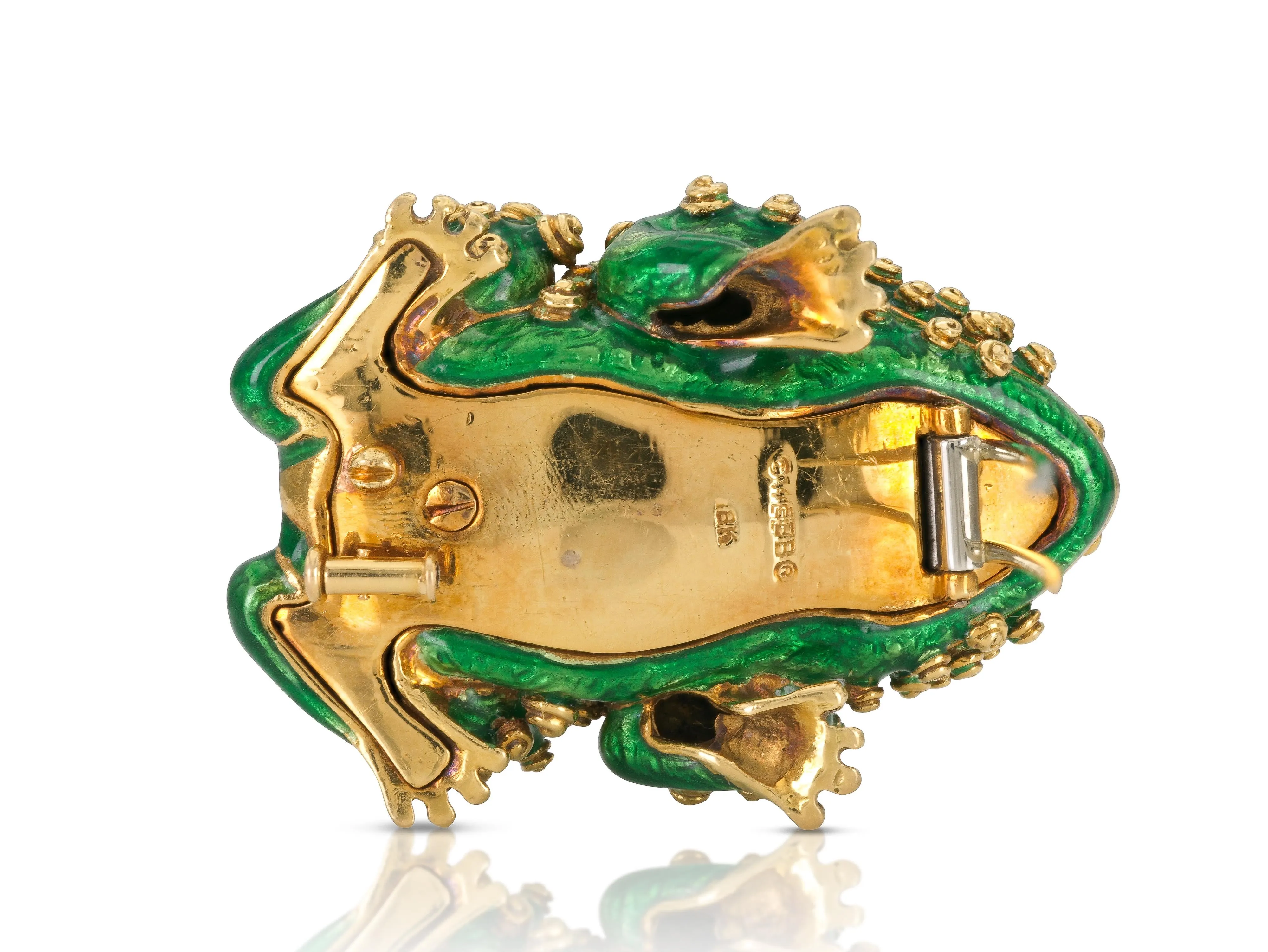 David Webb Frog Brooch