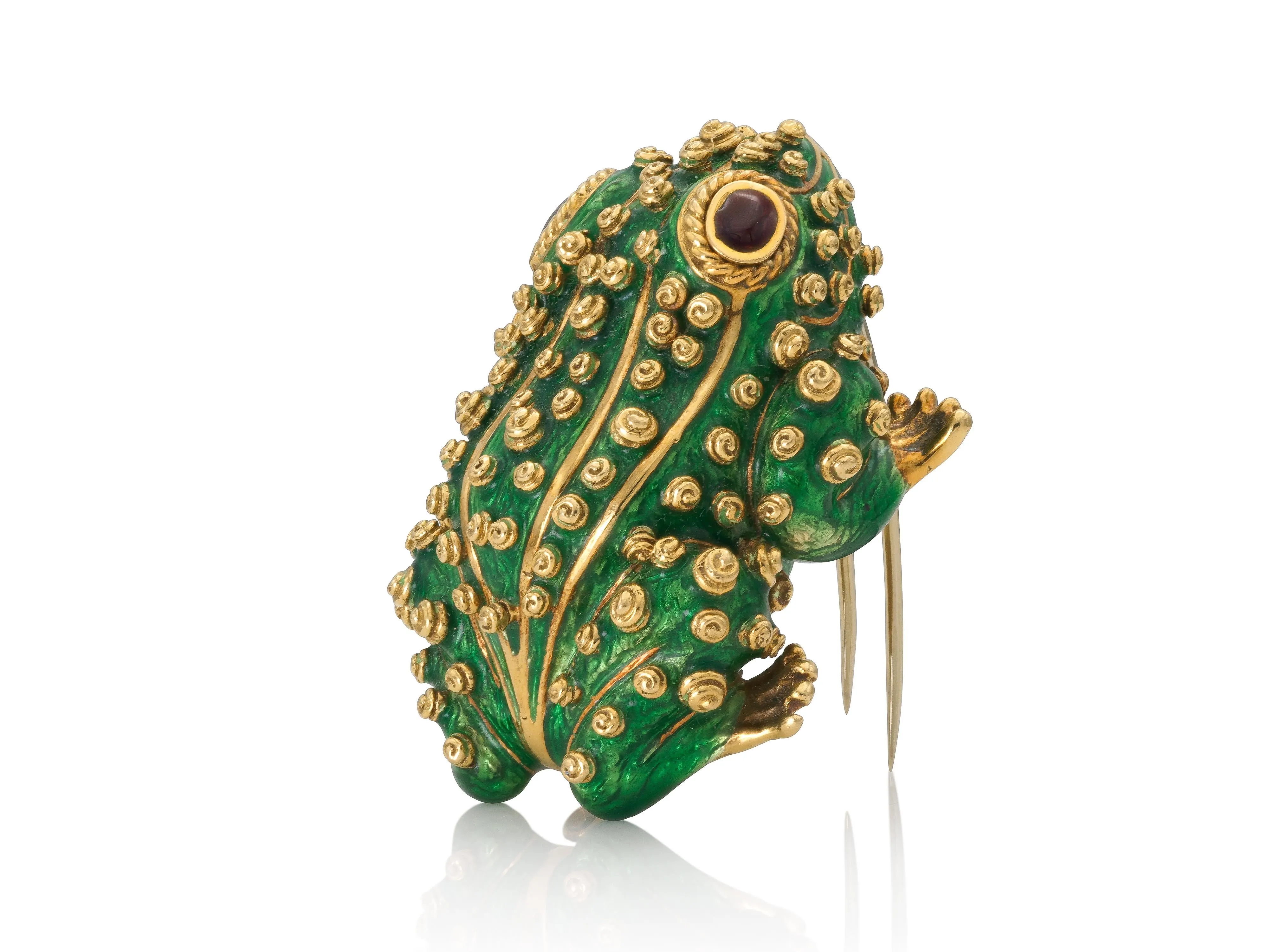 David Webb Frog Brooch