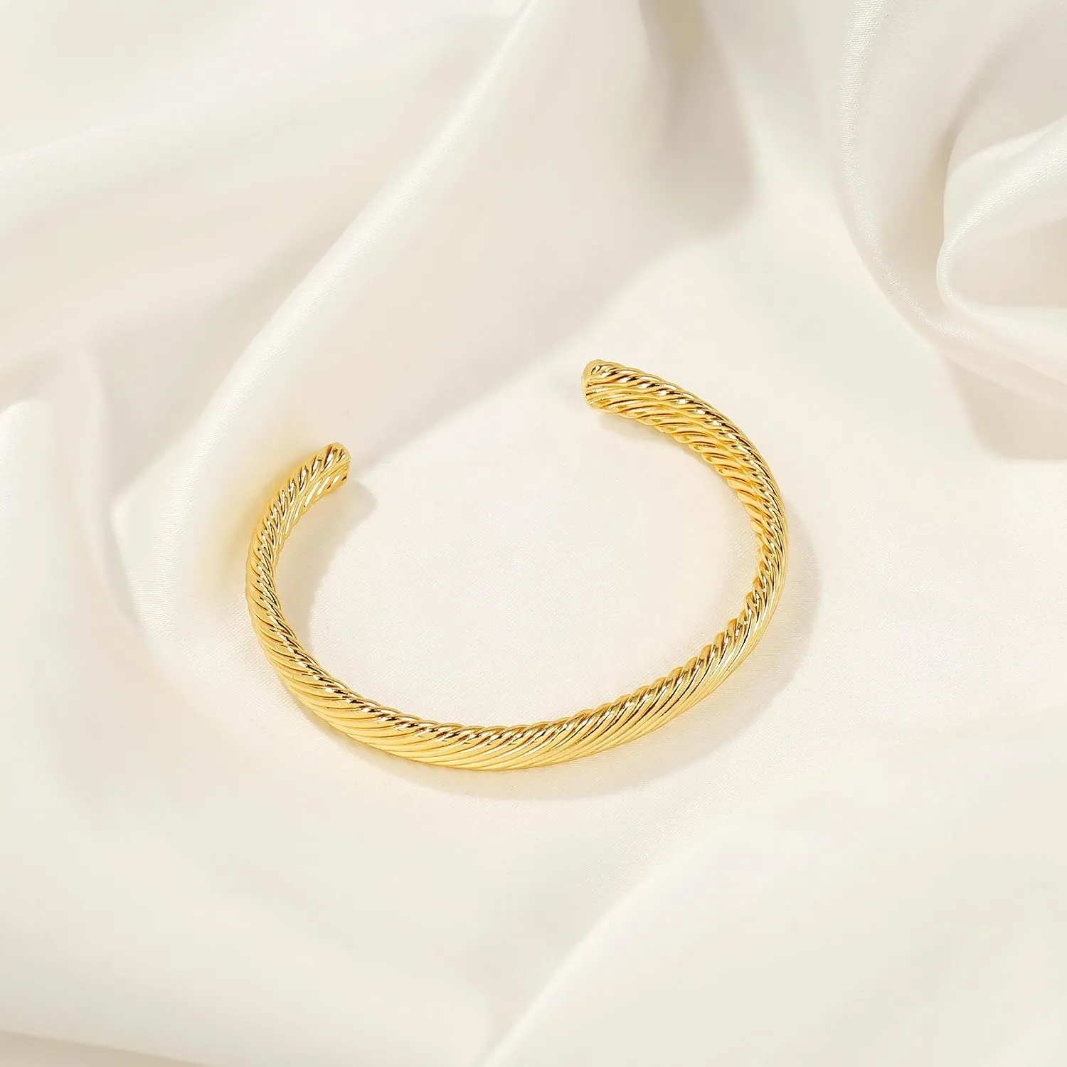 Elegance 11 designs Gold Cuff Bracelet for Women Chunky Adjustable Open Bracelet Wide Bracelets Bangle