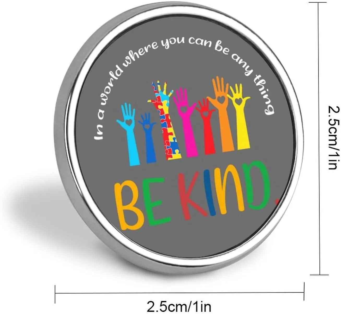 Enamel Pins Bulk Set Pins Where You Can Be Any Thing Pins For Backpacks Autism Awareness Autism Pride Hat Pins Novelty Autism Life Autism Warrior Reward Pin For Students Kids Teachers