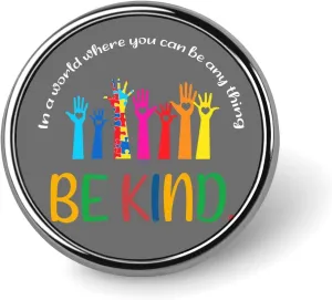 Enamel Pins Bulk Set Pins Where You Can Be Any Thing Pins For Backpacks Autism Awareness Autism Pride Hat Pins Novelty Autism Life Autism Warrior Reward Pin For Students Kids Teachers