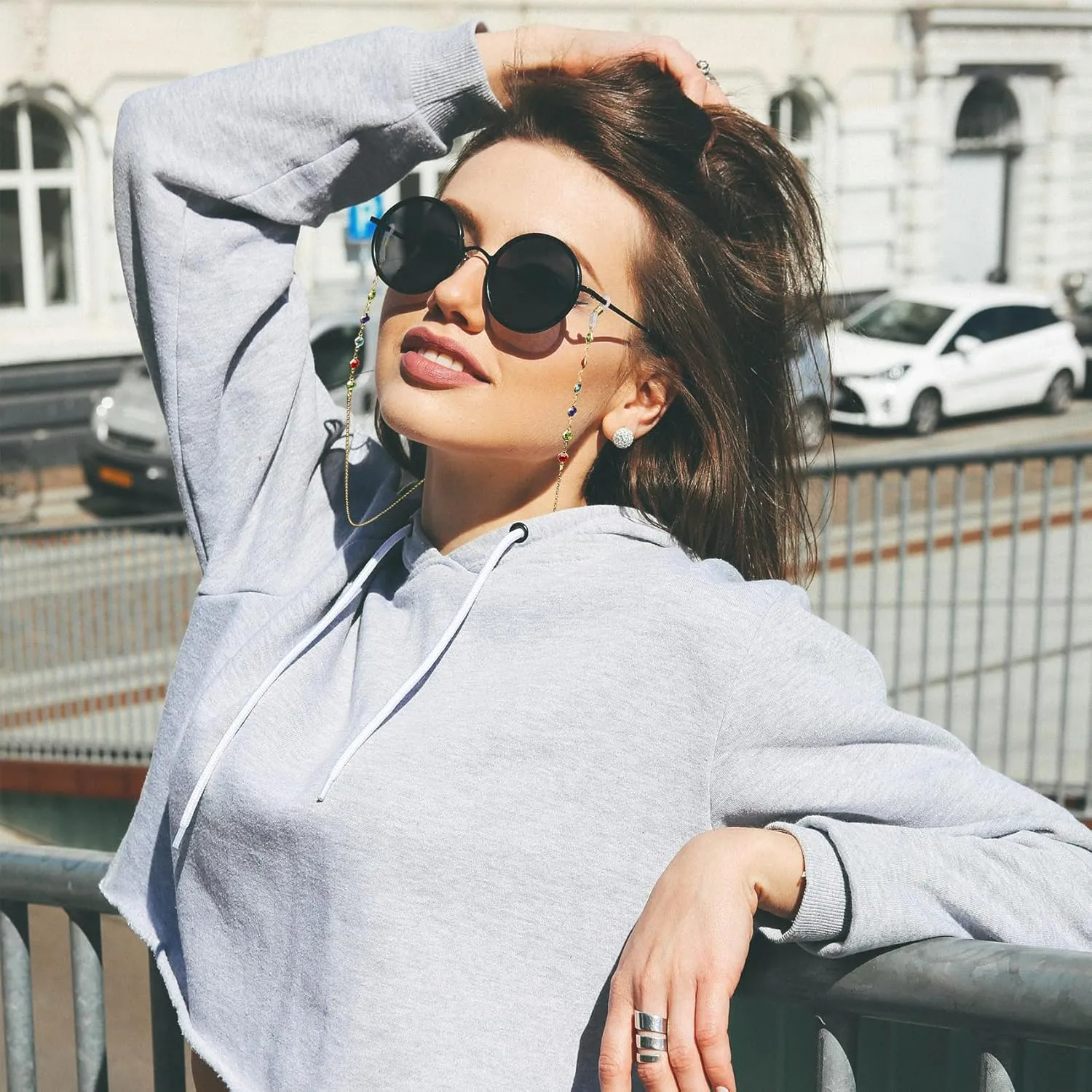 Eyewear Chain, Women's Eyewear Chain, Sunglasses Hanging Chain, Bbeaded Eyewear Chain, Fashion Eyewear Chain.