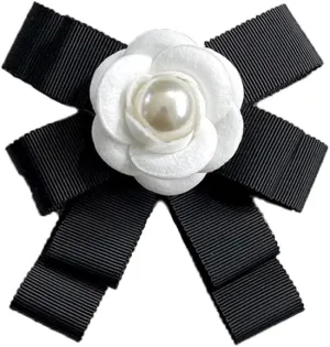 Fashion Wool Camellia Flower Bow Brooch Pin Faux Pearl Fabric Floral Pre-Tied Bowknot Pins Clip Collar Dress Shirt Tie Corsage Brooches Pins Vintage Jewelry Gifts for Women Girls Bff