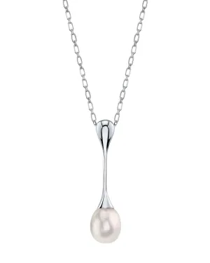 Freshwater Pearl Long Teardrop Pendant