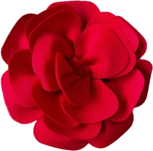 Handmade Large Flower Brooch Pin for Women Girls Fashion Dainty Layered Fabric Camellia Flowers Corsage Boutonniere Brooches Lapel Pins Elegant Wedding Holiday Party Dress Accessories 12inch
