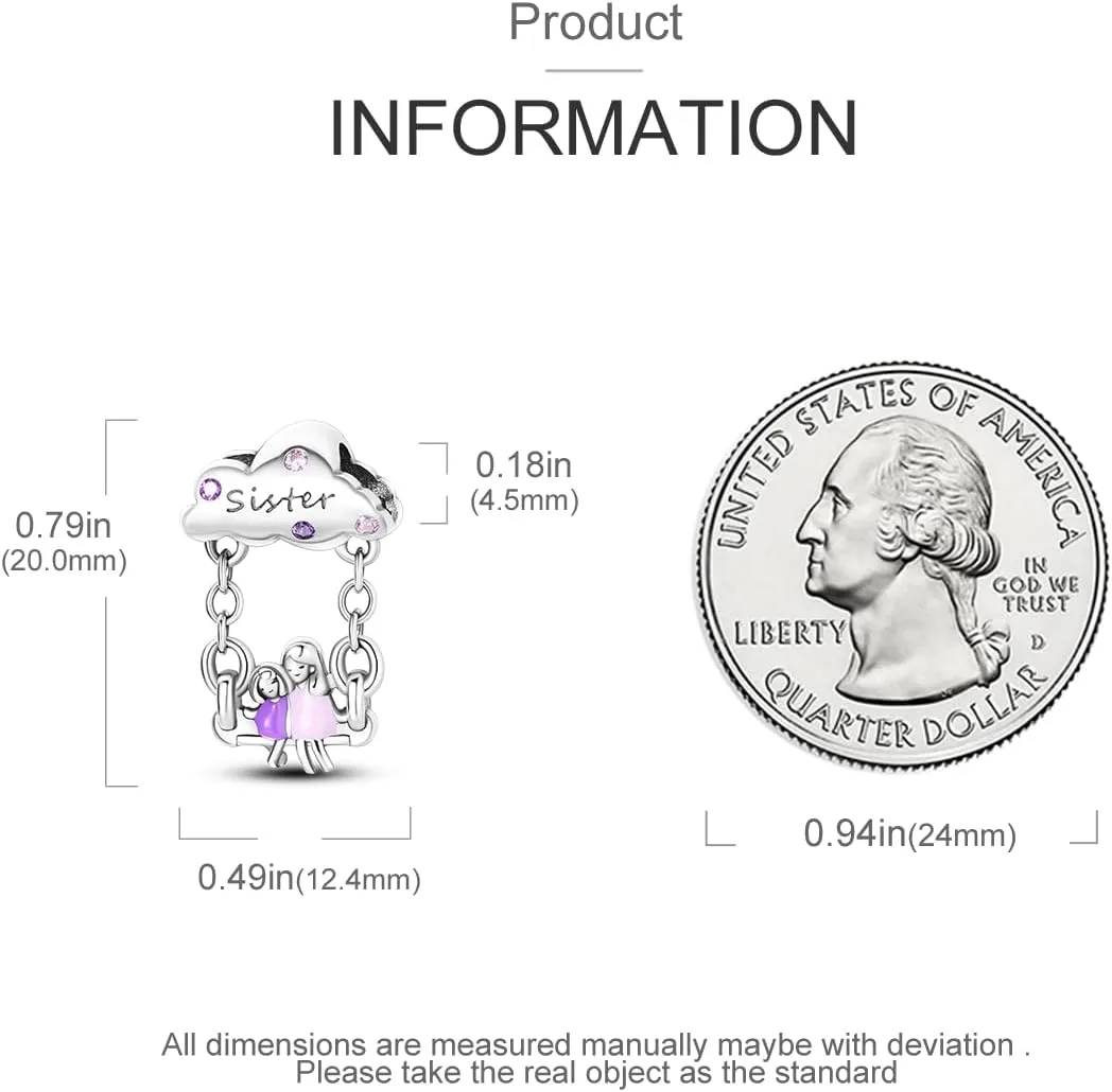 Hapour 925 Sterling Silver Charms Fit for Charm Bracelets Pendant Bead Pet Sun Heart Charm, Bracelet & Necklace Jewelry Bead for Women