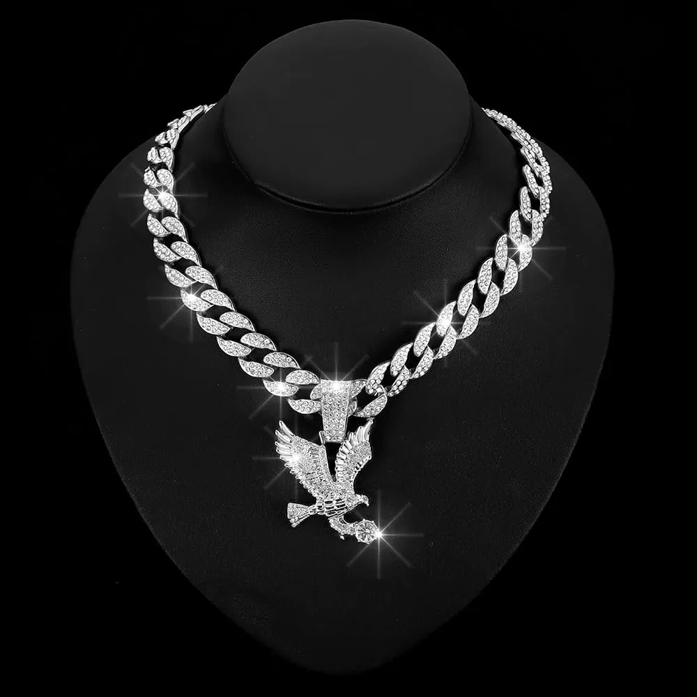 Ice Out Chain for Men Premium Zircon Stones Hypoallergenic Durable Hip-Hop Streetwear Chain Necklace Men