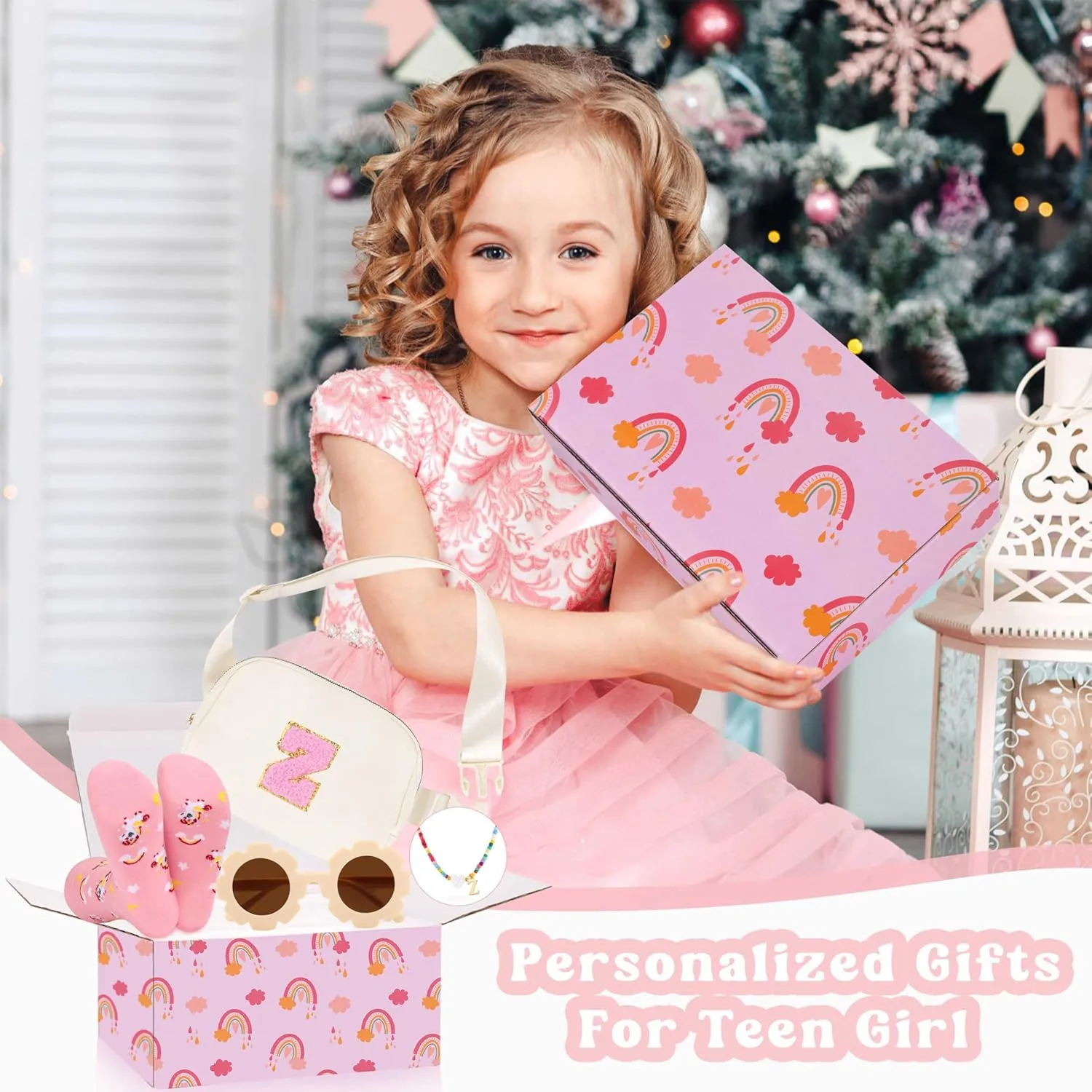 Initial Crossbody Belt Bag - Birthday & for 8-12 Year Old Girls