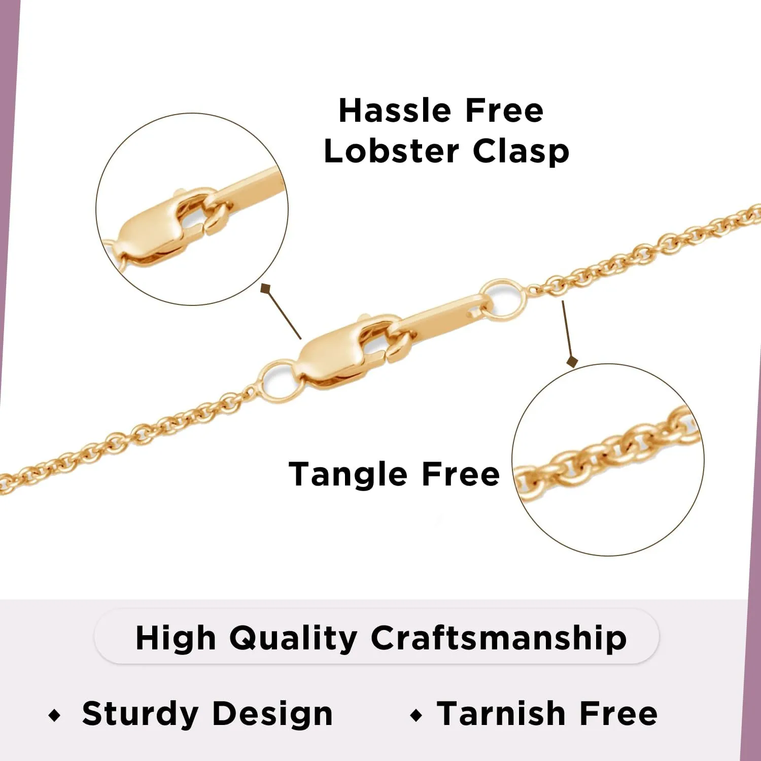 Jewelili Parent and Child Family Necklace Pendant in Sterling Silver or Rose or Yellow Gold over Silver 18" Cable Chain