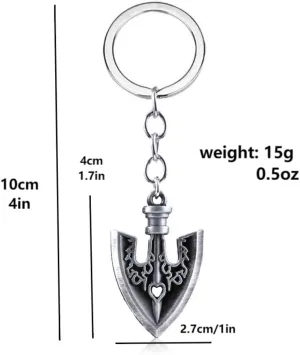 JJBA Stand Arrow Necklace and Keychain - JoJo's Anime Cosplay Chains - Gifts for Women Men and Fans
